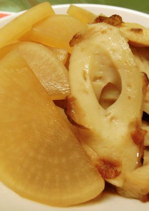 レンジで超簡単！大根とちくわの煮物♪-レシピのメイン写真