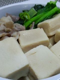 甘くない!!高野豆腐の煮物-レシピのメイン写真