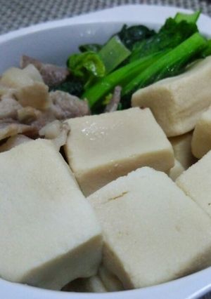 甘くない!!高野豆腐の煮物-レシピのメイン写真
