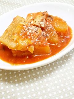 厚切りベーコンと大根のトマトスープ煮込み-レシピのメイン写真