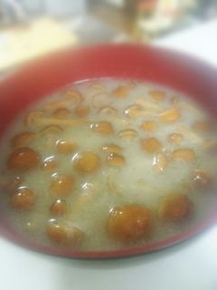 なめこのお味噌汁(おろし入り)-レシピのメイン写真