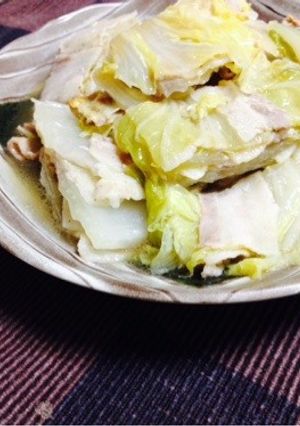 簡単！白菜と豚バラの重ね煮-レシピのメイン写真