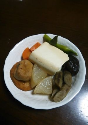 豆腐丸ごと五目煮-レシピのメイン写真