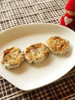 【離乳食後期】魚と里芋のまんまる焼き-レシピのメイン写真