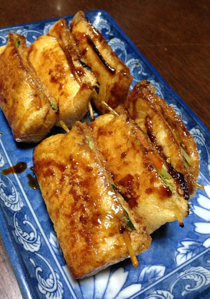 豆苗アレンジ♡簡単あげ包み焼き♡-レシピのメイン写真