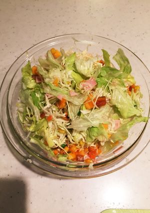 【旬の味】柿のサラダ 簡単で美味しい-レシピのメイン写真
