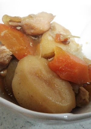 圧力鍋で簡単♪鶏胸肉の肉じゃが-レシピのメイン写真
