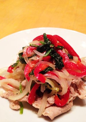 豚肉のカラフル♪塩糀炒め-レシピのメイン写真