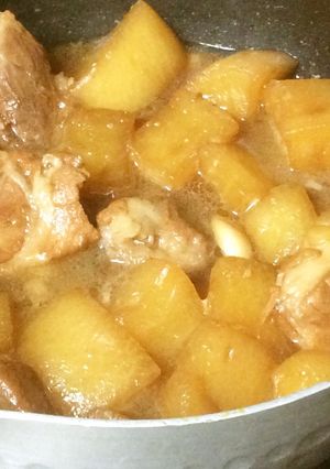 豚バラ軟骨とお大根のニンニク味噌煮込み-レシピのメイン写真