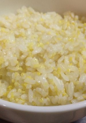 渡名喜島のもちきびご飯-レシピのメイン写真