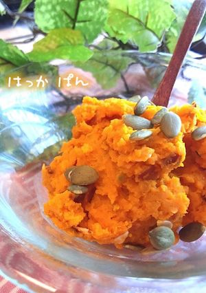 甘じょっぱい✿南瓜とアーモンドのサラダ-レシピのメイン写真
