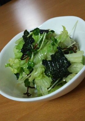 レタスとかいわれ大根のサラダ-レシピのメイン写真