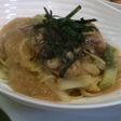 鶏肉のみぞれ煮パスタ☆生姜風味