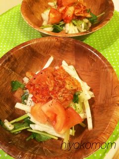 長いもと三つ葉のピリ辛サラダ-レシピのメイン写真