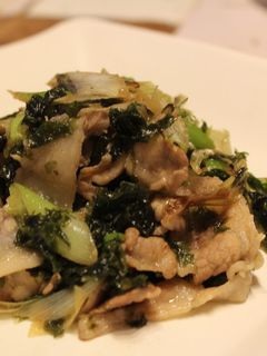 青海苔と豚肉の和炒め-レシピのメイン写真