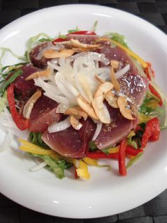 ジュワッとかつおのサラダ-レシピのメイン写真