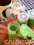 卵なし♡鍋不要♡とろーり濃い抹茶プリン♡