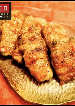 簡単!絶品!お弁当にも!肉巻きチーズピー-レシピのメイン写真