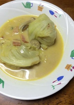 ロールキャベツのカレークリーム煮＊-レシピのメイン写真