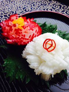 おせちに◎紅白菊花かぶ-レシピのメイン写真