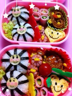 簡単 キャラ弁★アンパンマン★おにぎり-レシピのメイン写真