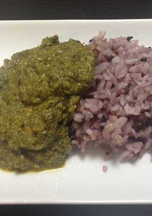 エビとほうれん草のカレー-レシピのメイン写真