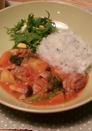 チキンカチャトラ~鶏肉の塩糀トマト煮~-レシピのメイン写真
