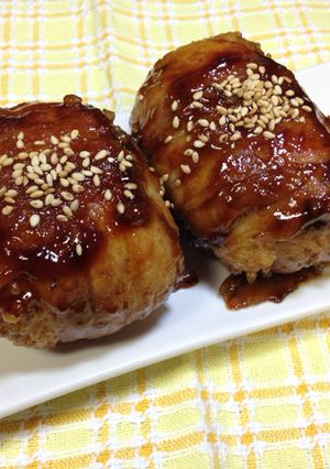 簡単!肉巻おにぎり-レシピのメイン写真