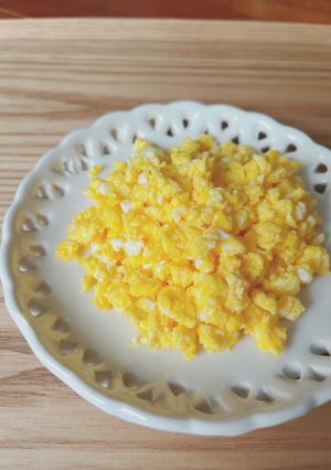 簡単！炒り卵！電子レンジで！お弁当にも-レシピのメイン写真