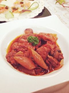 鶏肉の赤ワイン煮込み★トマト缶★-レシピのメイン写真