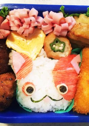 ☆キャラ弁☆妖怪ウォッチ ブチニャン-レシピのメイン写真
