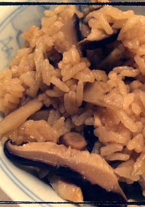 超簡単ゴボウと椎茸と鶏肉の炊き込み御飯。-レシピのメイン写真