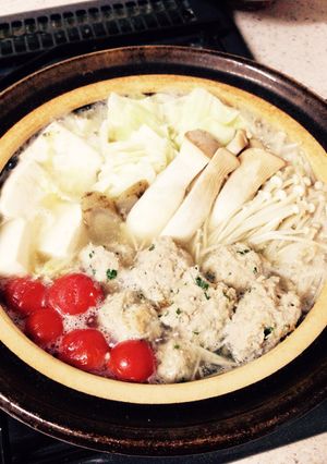 鶏団子のお鍋-レシピのメイン写真