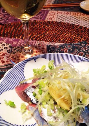 脂ののった秋刀魚をたたきに-レシピのメイン写真