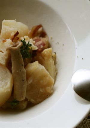 カブとカリフラワーのベーコン煮-レシピのメイン写真