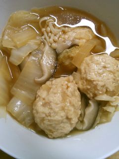 絶品! 柚子入り団子 白菜 大根の 煮物-レシピのメイン写真
