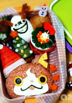 妖怪ウォッチ キャラ弁★クリスマスver-レシピのメイン写真