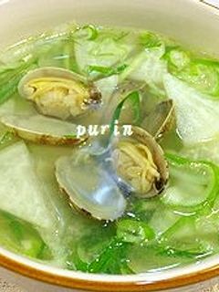 アサリと大根の韓国風スープ-レシピのメイン写真