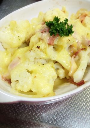 カリフラワーのチーズ焼き-レシピのメイン写真