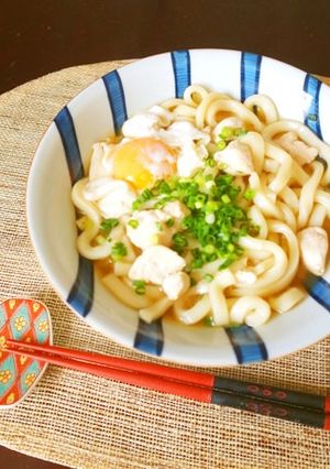 鶏の親子煮込みうどん-レシピのメイン写真