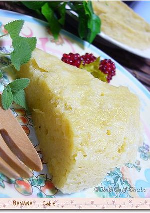 レンジdeしぃ～っとり♪のバナナケーキ-レシピのメイン写真
