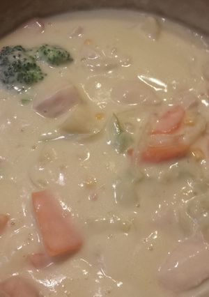 ☺簡単手作り野菜たっぷりクリームシチュー-レシピのメイン写真