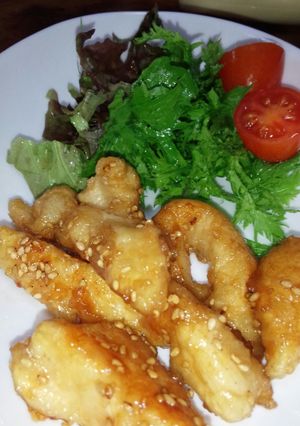 鶏むね肉の香ばし焼き-レシピのメイン写真