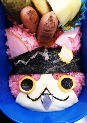 妖怪ウォッチ☆ワンダーニャン☆キャラ弁-レシピのメイン写真