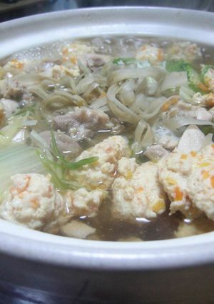 鶏たっぷり～鶏ごぼう鍋♪-レシピのメイン写真