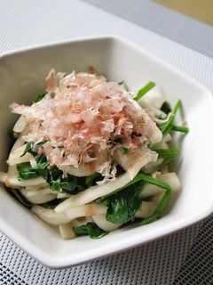 大根とほうれん草のおひたし風サラダ-レシピのメイン写真