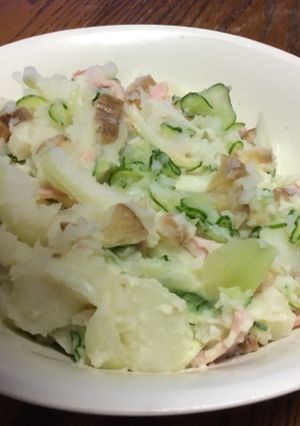 いぶりがっこのポテトサラダ-レシピのメイン写真