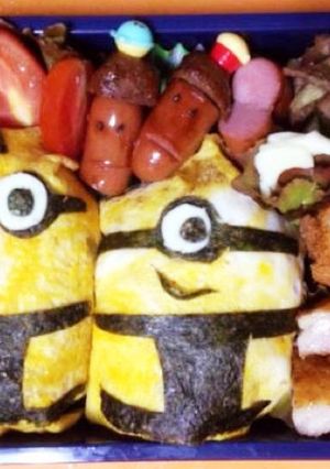 ミニオン キャラ弁-レシピのメイン写真