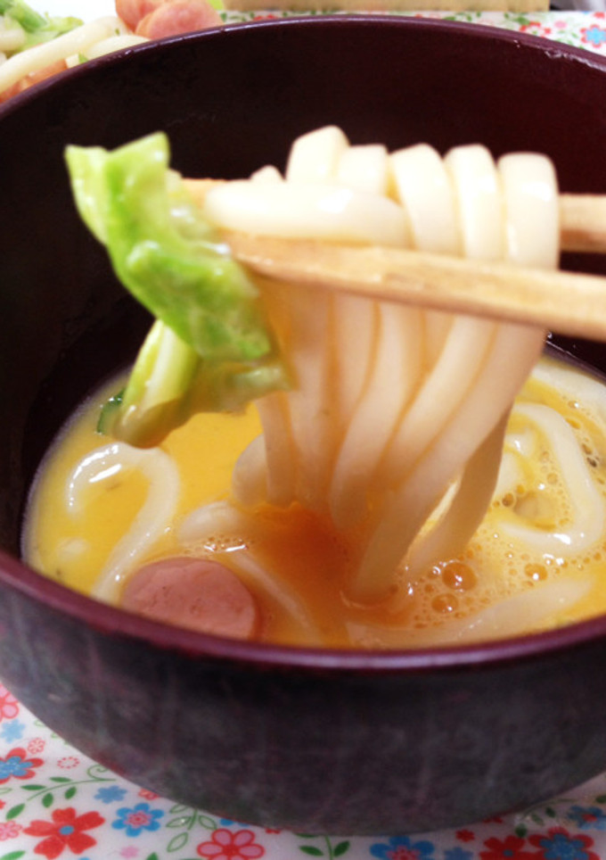 すき焼きみたい☆焼きうどんを卵につけて☆-レシピのメイン写真