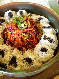 韓国風☆海鮮そうめんサラダ-レシピのメイン写真